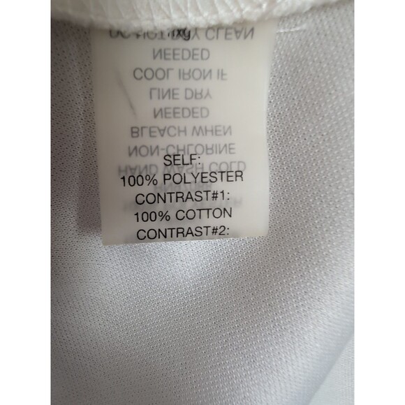 Vtg Delias Dress Strapless Floral Bustier Top Cream and Gray Juniors Medium Y2K - Picture 10 of 15